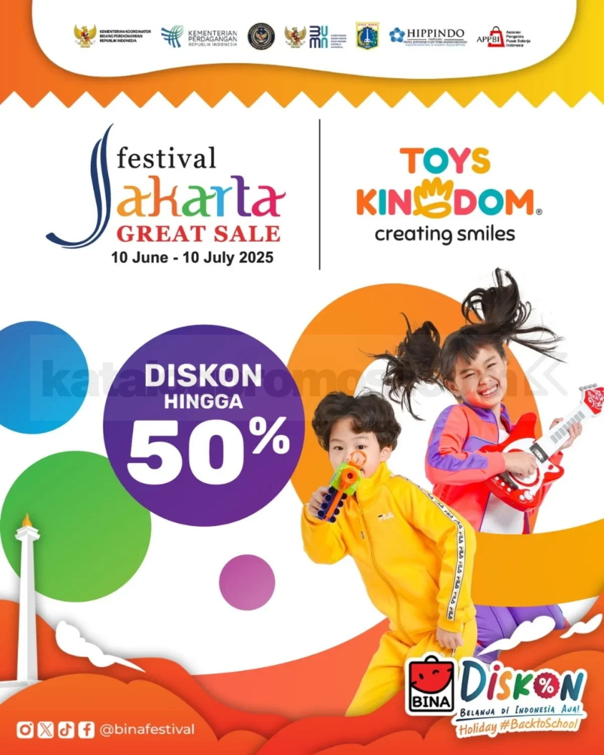 Promo Toys Kingdom Jakarta Great Sale Diskon Mainan Hingga 50% Promo Toys Kingdom Jakarta Great Sale Diskon Mainan Hingga 50%