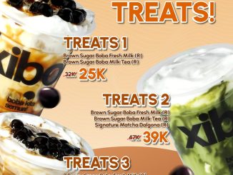 Promo Xiboba Triple Treats mulai Rp. 25.000 berlaku selama November 2025 di seluruh outlet