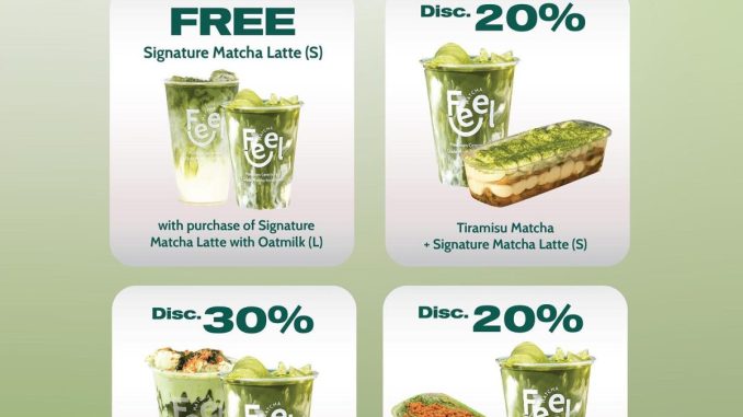 Promo Feel Matcha Spesial GrabFood Diskon hingga 30%