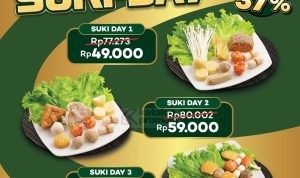 Promo RAA CHA TUESDAY is SUKI DAY - Harga Spesial Suki Package mulai Rp. 49.000