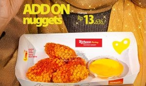 Promo Richeese Factory Add On Nuggets hanya Rp 13.636,-