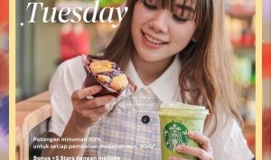 Promo STARBUCKS TASTY TUESDAY DISKON 50% untuk Minuman