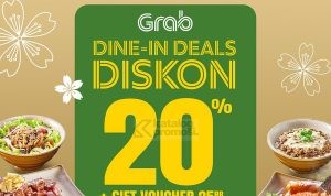 Promo Teppan House Grab Dine In Deals! Dapatkan Diskon 20% + Gift Voucher Rp. 25Rb