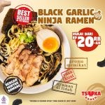 Promo Tsukara Ramen Black Garlic Ninja Ramen mulai dari Rp 20.000-an