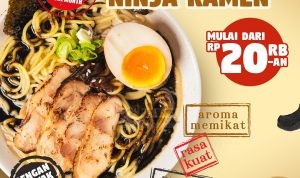 Promo Tsukara Ramen Black Garlic Ninja Ramen mulai dari Rp 20.000-an