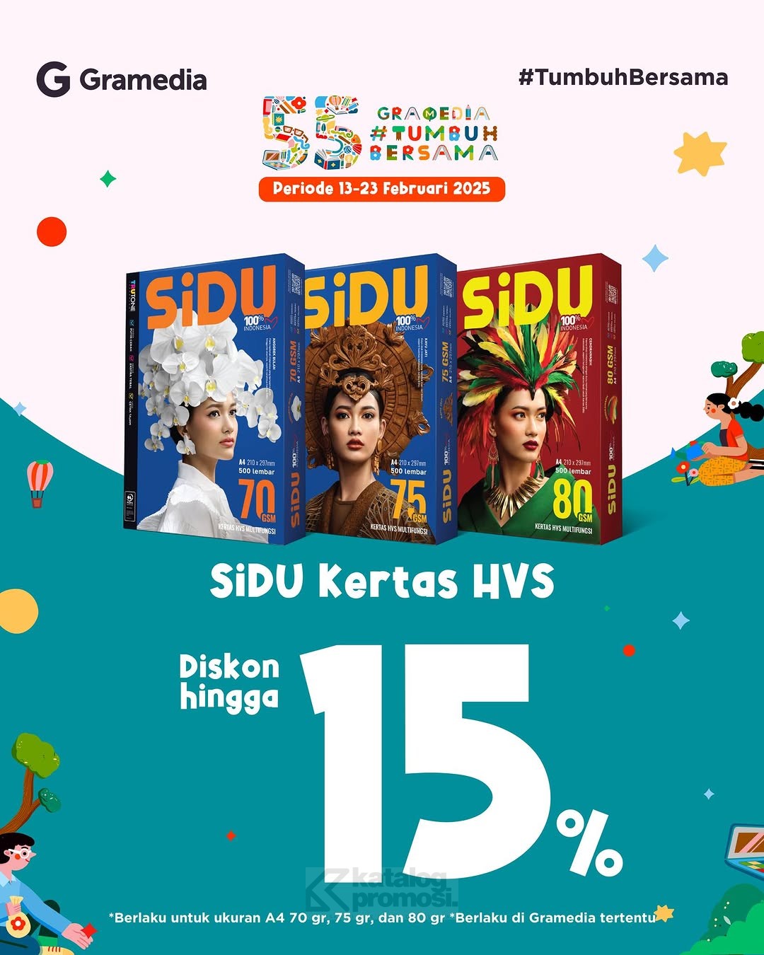 Promo SIDU di Gramedia Diskon hingga 15%