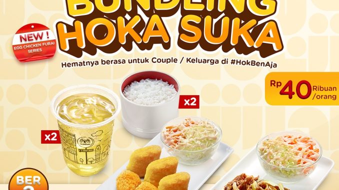 Promo HokBen Spesial Bundling Hoka Suka mulai Rp. 32Ribuan per orang