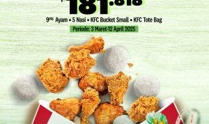 Promo KFC BUCKET HAMPERS cuma Rp. 181.818*