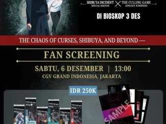 Promo CGV Jujutsu Kaisen Fan Screening tiket mulai Rp. 250.000 2