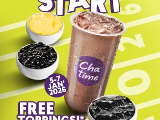 Promo Chatime Beli Large All Variant GRATIS Topping 2