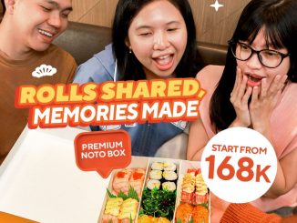 Promo Genki Sushi Share the Rolls, Share the Joy mulai Rp.168.000 praktis dan lezat