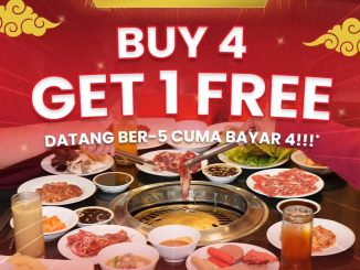 Promo Hanamasa Akhir Tahun Buy 4 Get 1 Free berlaku sampai 31 Desember 2025 di outlet Hanamasa tertentu