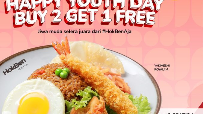 Promo HokBen Happy International Youth Day Beli 2 Gratis 1 1
