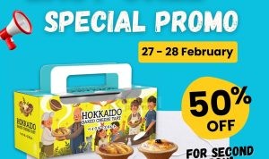 Promo Hokkaido Baked Cheese Tart Diskon 50% untuk Box Kedua