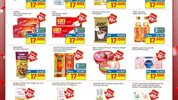 Promo Indomaret Merdeka Serba Rp17.000 dan Rp8.000 1