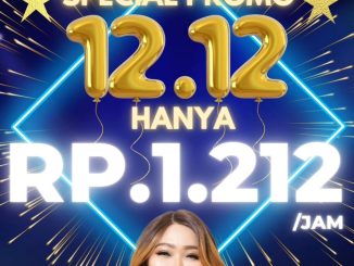 Promo Inul Vizta 12.12 karaoke Rp. 1.212 per jam berlaku 12 Desember 2025 pukul 12.00–04.00.