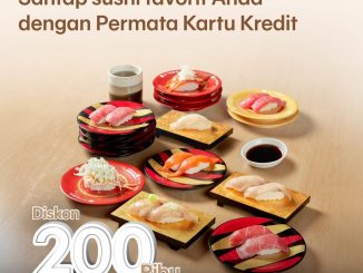 Promo Kappa Sushi x Permata Kartu Kredit diskon Rp200 ribu berlaku Sabtu Minggu hingga 31 Maret 2026