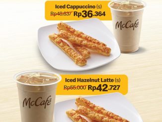 Promo MCDONALDS McCafé Cheese Stick Combo mulai Rp. 36 ribuan dengan Iced Cappuccino atau Hazelnut Latte di outlet McCafé Counter.
