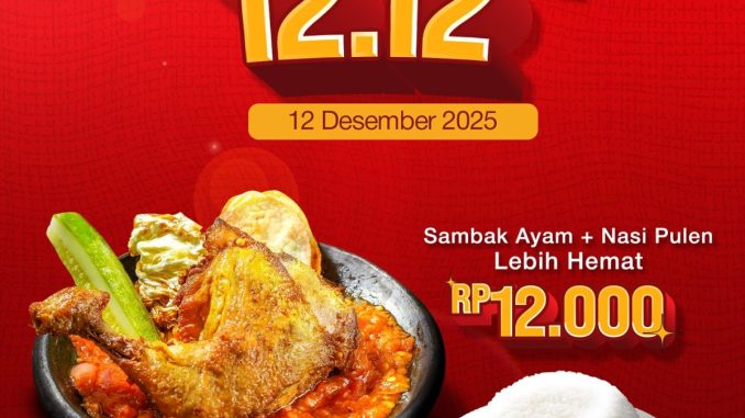 Promo Sambal Bakar 12.12 Diskon Rp. 12.000 1