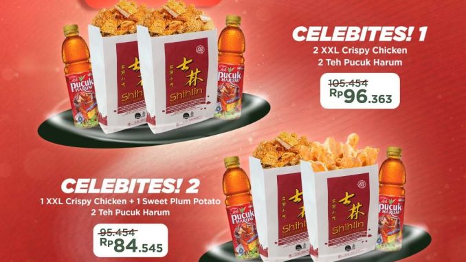 Promo Shihlin x Teh Pucuk Harum Celebites mulai Rp.42 ribuan 1