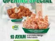 Promo Wingstop Mall Matahari Puri 10 pcs ayam Rp. 54.545 opening 31 Desember 2025