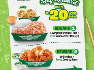 Promo Wingstop Student Self Reward mulai Rp20 ribuan dengan dua pilihan paket pelajar hingga 14 Desember 2025.