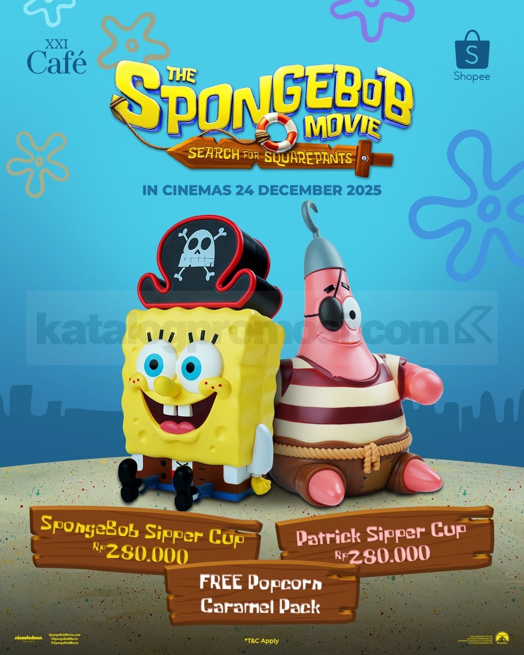 Promo XXI Café The SpongeBob Movie: Search for SquarePants Sipper Cup Rp 280.000 Promo XXI Café The SpongeBob Movie: Search for SquarePants Sipper Cup Rp 280.000 tersedia di Shopee