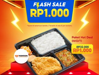 Promo Yoshinoya ShopeeFood Flash Sale Paket Hot Deal Rp.1.000 berlaku 13 November 2025 via ShopeeFood