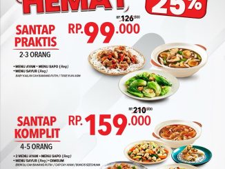 Promo Sapo Oriental Paket Santap Hemat mulai Rp. 99.000*