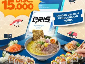 Promo SUTEKI SUSHI Disc Rp 15.000 Untuk Pembayaran Menggunakan QRIS via aplikasi myBCA* 2
