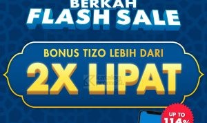 Promo Timezone Berkah Flash Sale Bonus Tizo Lebih dari 2x Lipat