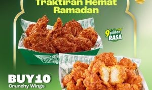 Promo WINGSTOP THR Traktiran Hemat Ramadan Beli 10 Crunchy Wings GRATIS 10 Boneless