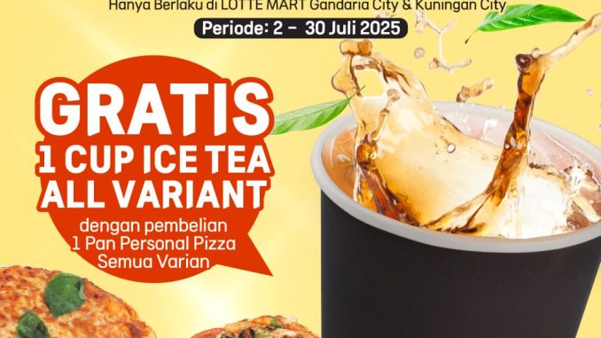 Promo Cheese & Dough Wednesday Treat Gratis Ice Tea Semua Varian