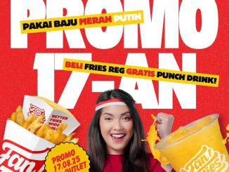Promo FAN FRIES MERDEKA GRATIS PUNCH DRINK