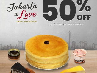 Promo First Love Patisserie 50% OFF Sliced Cake Pembelian Kedua*