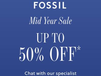 Promo FOSSIL Mid Year Sale Up To 50% Off*