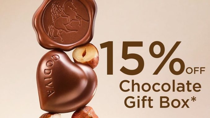 GODIVA Promo Enjoy 15% Off All Chocolate Gift Box*