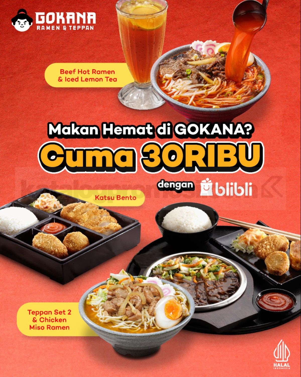 Promo Gokana Blibli Tiket Points - Makan Hemat cuma Rp30Ribu Promo Gokana Blibli Tiket Points - Makan Hemat cuma Rp30Ribu