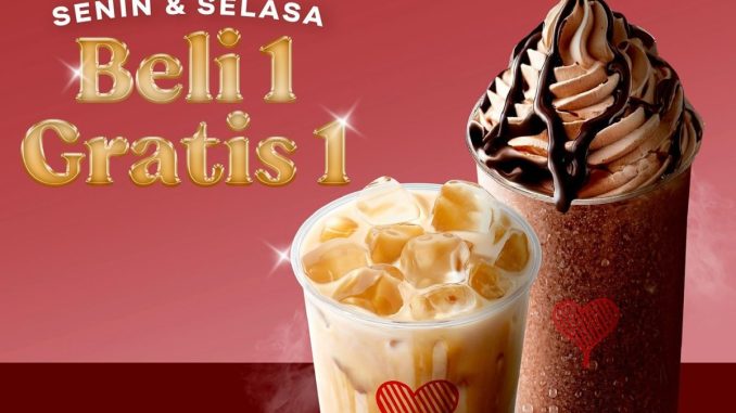 Promo Kopi Kenangan Buy 1 Get 1 Setiap Senin & Selasa*