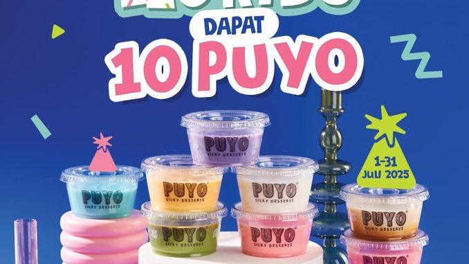 Promo PUYO Silky Desserts 10 Puding cuma 120K*
