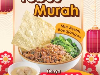 Promo Bakso Boedjangan Imlek Mie Ayam Rp. 5.000 tebus murah dengan minimal transaksi