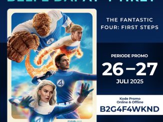 Promo Cinépolis beli 2 gratis 4 tiket The Fantastic Four, berlaku 26–27 Juli 2025