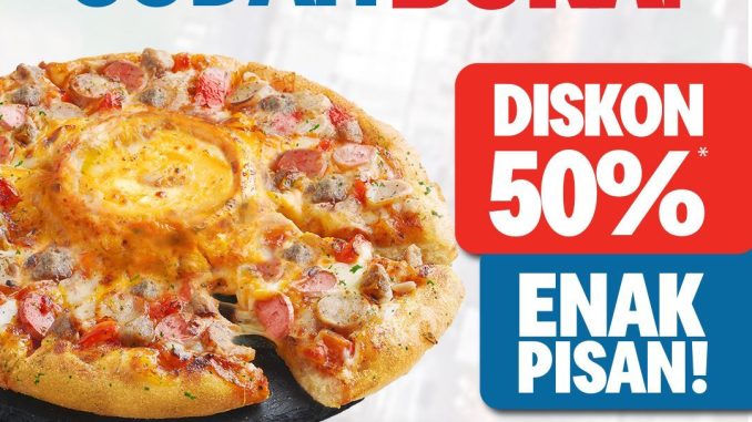Promo DOMINO’S Pizza buka di Ciremai Raya dengan diskon 50% berlaku 19 Oktober 2025