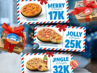 Promo Domino's Pizza Hampers Nataru mulai Rp. 17.000 dengan pilihan paket Merry, Jolly, dan Jingle