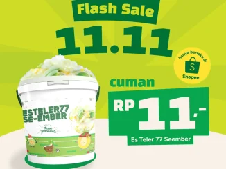 Promo Es Teler 77 ShopeeFood Flash Sale 11.11 Es Teler SeEmber Rp.11