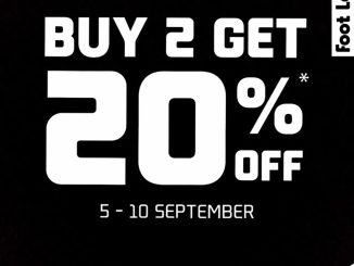 Promo Foot Locker 9.9 Sale Buy 2 Get 20% Off berlaku 5–10 September 2025 online dan in-store