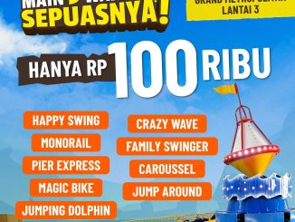 Promo Funworld The Pier Main 9 Wahana Rp.100.000 untuk bermain di Grand Metropolitan Bekasi