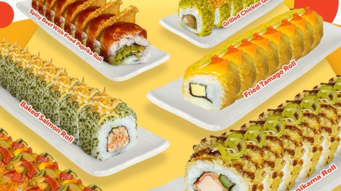 Promo Genki Sushi Payday 6 Supreme Sushi Rp.285.000 + gratis 4 Ocha, paket hemat sushi premium di seluruh outlet Genki Sushi.