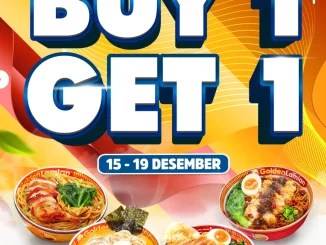 Promo GOLDEN LAMIAN Buy 1 Get 1 Free untuk semua menu utama