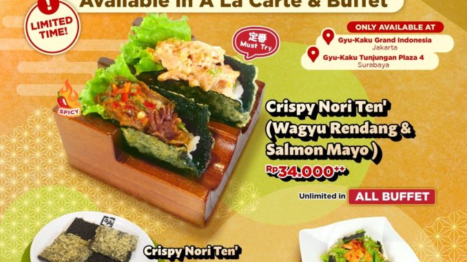 Promo Gyu-Kaku New Delights mulai Rp16.000++ berlaku mulai 7 Juli 2025 di outlet Grand Indonesia dan Tunjungan Plaza 4